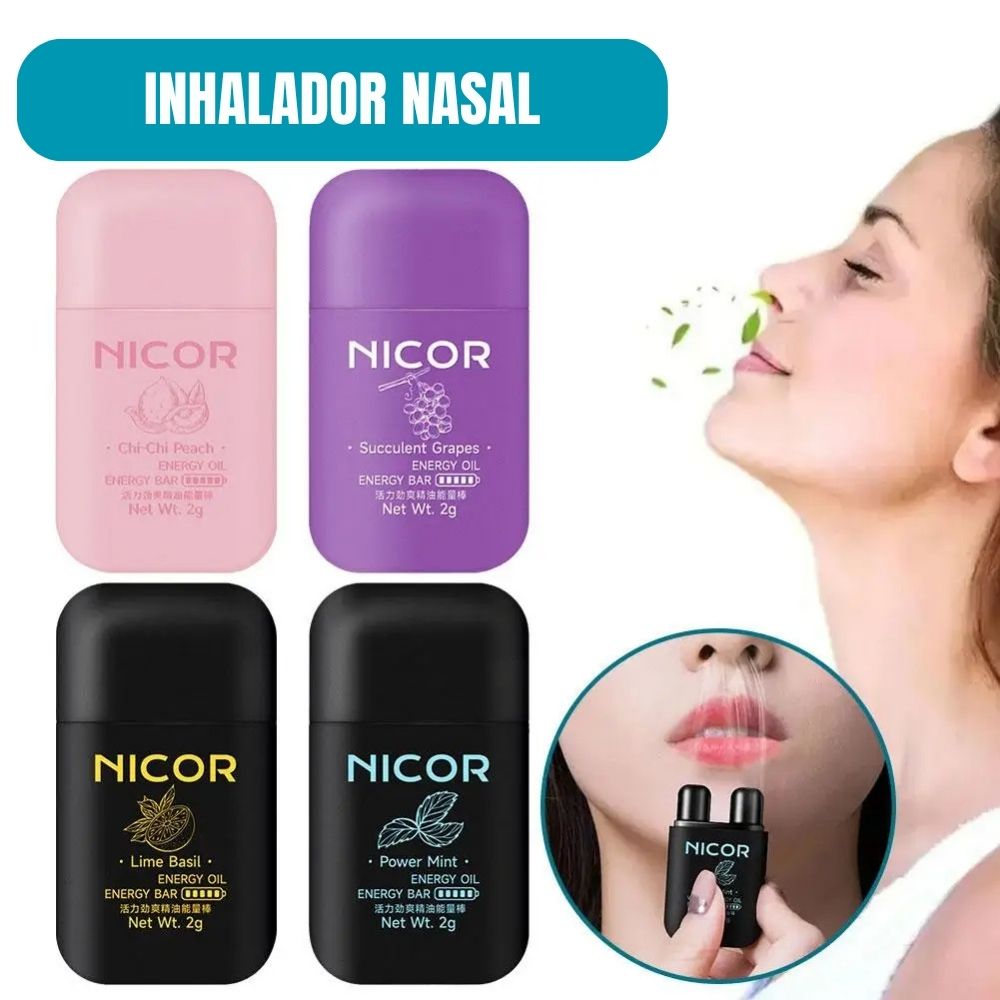 Inhalador Nasal: Aroma terapéutico