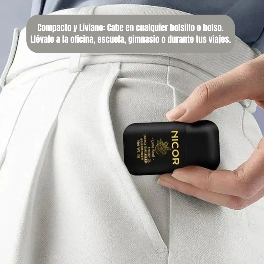 Inhalador Nasal: Aroma terapéutico
